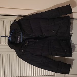 Black Kenneth Cole Reaction Puffer jacket